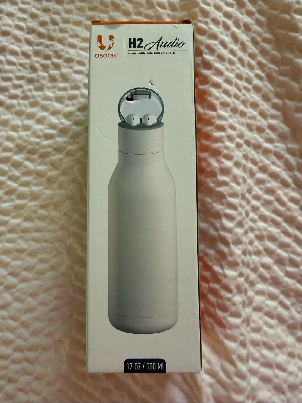 H2 Audio Wireless Earbuds Bottle - White by